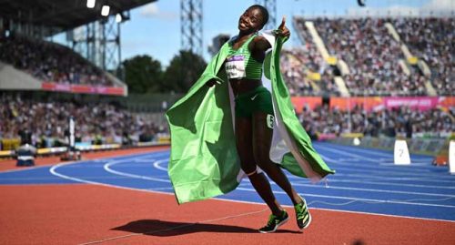 Tobi Amusan has secured gold in the women's 100 meters hurdles at the ongoing Commonwealth Games in Birmingham, UK. She sets new Games Record of 12.30 seconds to win Gold medal for Nigeria on Sunday morning. The most recent accomplishment is coming approximately fourteen days after she additionally secured gold at the World Athletic Championship in Eugene, USA.. Her accomplishment at the World Athletic Championship enormously circulated around the web and pulled in commendations from Nigerian games darlings across the globe. At the Commonwealth Games, Tobi timed 12.30 seconds to establish another games record in the women's 100 meters hurdles. In the hot challenge, Devynne Charlton of Barbados secured the silver decoration while England's Cindy Sember bronze. With her most recent endeavors at the CMG, Nigeria has now stowed 31 awards — 10 gold, 8 silver, and 13 bronze. Amusan becomes the first World Champion to win a Gold medal in the event and the first Nigerian athlete ever to be crowned champion at all levels of athletics in the same year, after successfully defending the Commonwealth Games title she won four years ago in Gold Coast Australia. She is now the champion in Africa, World and Commonwealth Games. Amusan had won the 2018 edition of the Commonwealth Games in Gold Coast to become the first Nigerian female hurdler to win gold at the Games. She won the women’s 100m hurdles then in 12.68secs to claim her first Commonwealth Games gold for Nigeria.