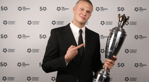 Erling Haaland wins PFA Player of the Year