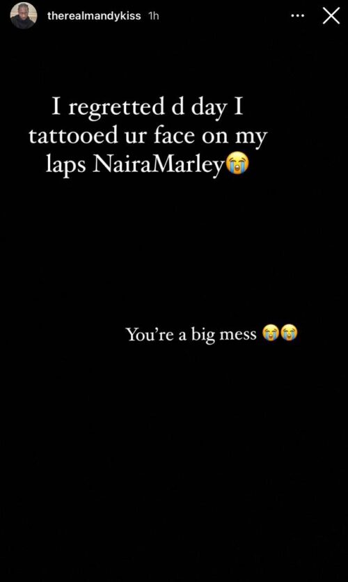 Mandy Kiss joins the list of netizens to drag Naira Marley