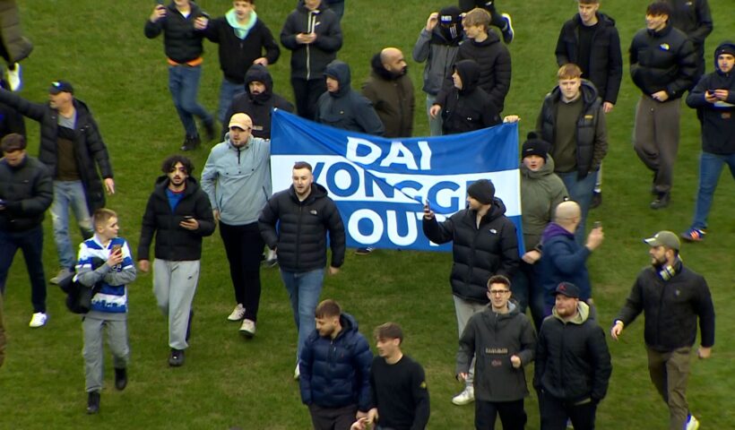 Reading Match Abandoned Following Pitch Invasion Protest Against Club Ownership
