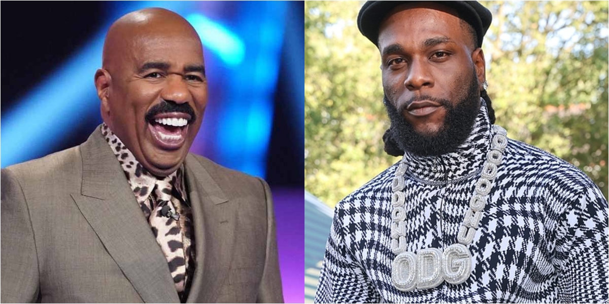 Steve Harvey; Burna Boy didn’t steal from America, We Stole from him