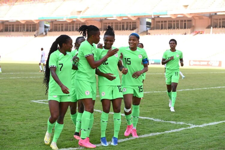 The Super Falcons beats Cameroon 1-0 for a chance to qualify for the Olympics